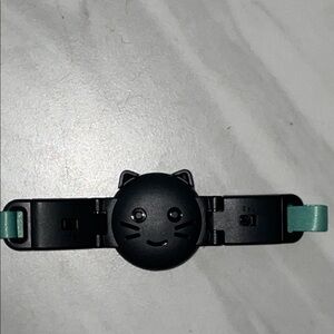 Apple air tag collar for cat kittens Black Cat Face adjustable collar.